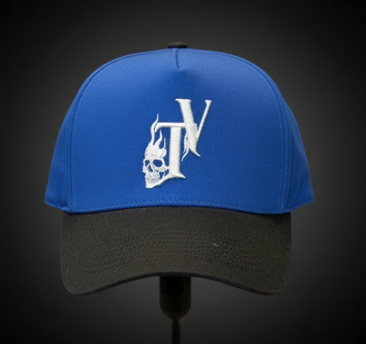 Blue velvet skeleton