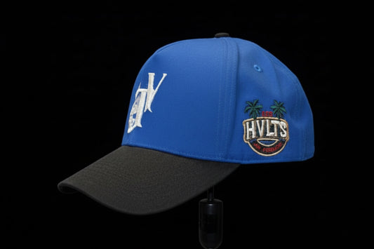 Blue velvet skeleton